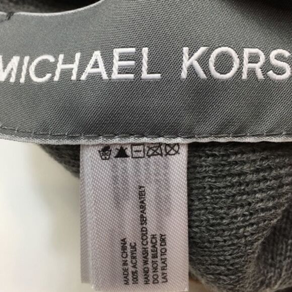 Michael Kors Tan and Gray Reversible Beanie - Picture 3 of 5